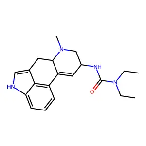 麥角乙脲 structure