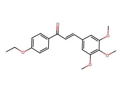 1-(4-Ethoxyphenyl)-3-(3,4,5-trimethoxyphenyl)-2-propen-1-one structure