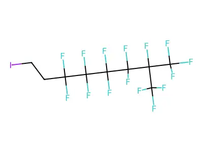 1,1,1,2,3,3,4,4,5,5,6,6-Dodecafluoro-8-iodo-2-(trifluoromethyl)octane structure