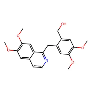 [2-[(6,7-Dimethoxyisoquinolin-1-yl)methyl]-4,5-dimethoxyphenyl]methanol structure