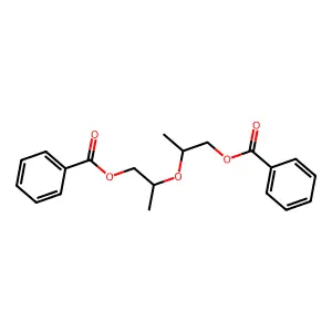 2,2'-Oxybis-1-propanol dibenzoate structure