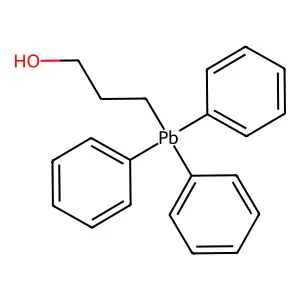 3-Triphenylplumbylpropan-1-ol structure