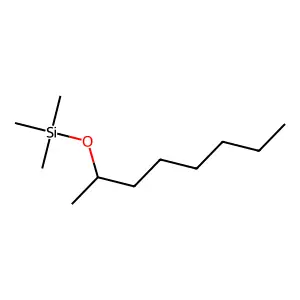Silane, trimethyl[(1-methylheptyl)oxy]- structure