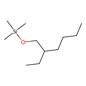 Silane, [(2-ethylhexyl)oxy]trimethyl- structure