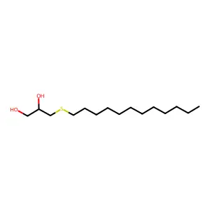 3-(十二烷基硫基)-1,2-丙二醇 structure