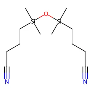 1,3-Bis(3-cyanopropyl)tetramethyldisiloxane structure