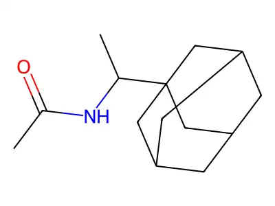 N-(1-((3R,5R,7R)-Adamantan-1-yl)ethyl)acetamide structure