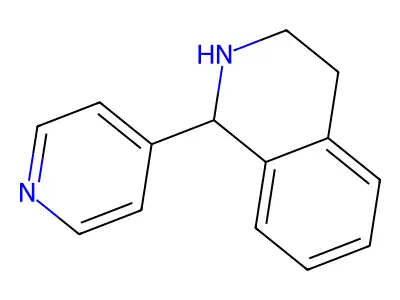 (1S)-1-pyridin-4-yl-1,2,3,4-tetrahydroisoquinoline structure