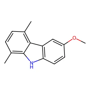 6-甲氧基-1,4-二甲基-9H-咔唑 structure
