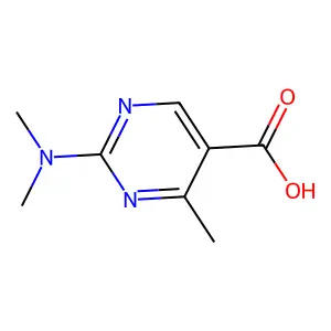 2-(Dimethylamino)-4-methylpyrimidine-5-carboxylic acid structure