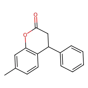 (S)-7-Methyl-4-phenylchroman-2-one structure