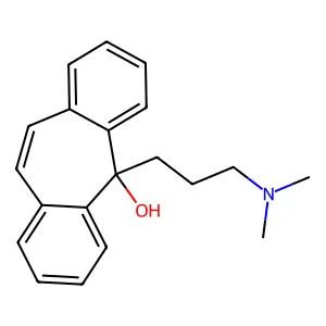 5-(3-(二甲氨基)丙基)-5H-二苯并(a,d)环庚烯-5-醇 structure