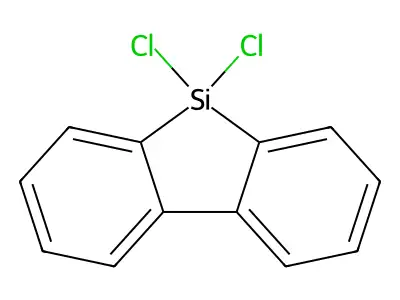 9,9-Dichloro-9-silafluorene structure