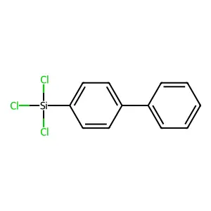 p-Trichlorosilylbiphenyl structure