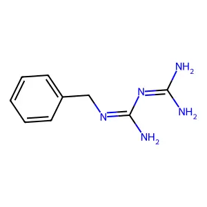 2-Benzyl-1-(diaminomethylidene)guanidine structure