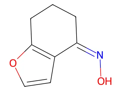 (E)-6,7-Dihydrobenzofuran-4(5H)-one oxime structure