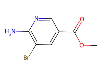 Methyl 6-amino-5-bromonicotinate structure
