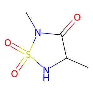 2,4-Dimethyl-1,2,5-thiadiazolidin-3-one 1,1-dioxide structure