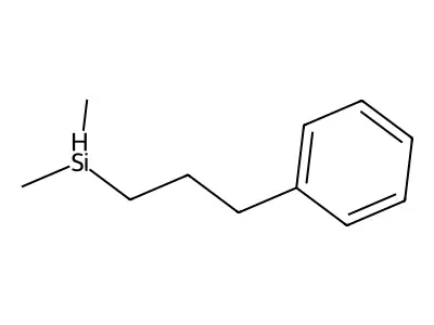 Dimethyl(3-phenylpropyl)silane structure