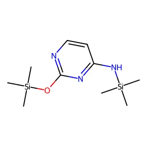 N-(三甲基硅基)-2-[(三甲基硅基)氧基]-4-嘧啶胺 structure