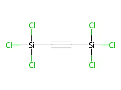 Bis(trichlorosilyl)acetylene structure