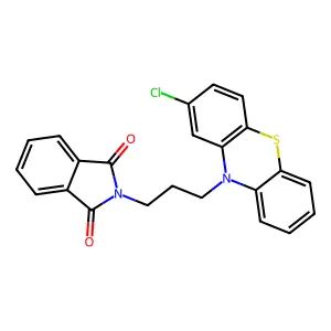 10-(3-(Phthalimido)propyl)-2-chloro-10H-phenothiazine structure