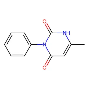 6-Methyl-3-phenyluracil structure