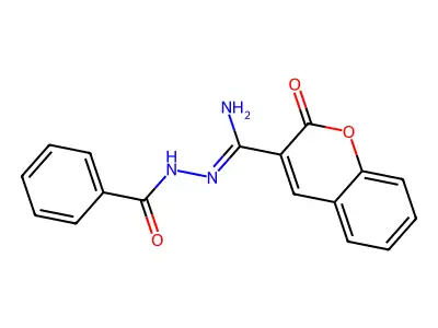N'-(2-oxo-2H-chromene-3-carboximidoyl)benzohydrazide structure