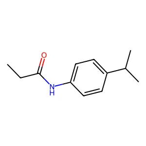 N-(4-propan-2-ylphenyl)propanamide structure