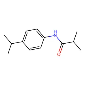 N-(4-isopropylphenyl)-2-methylpropanamide structure