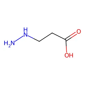3-肼基丙酸 structure