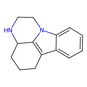 2,3,3a,4,5,6-Hexahydro-1H-pyrazino[3,2,1-jk]carbazole structure