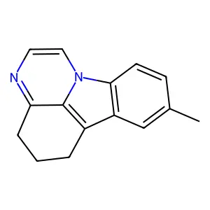 8-Methyl-5,6-dihydro-4H-pyrazino[3,2,1-jk]carbazole structure