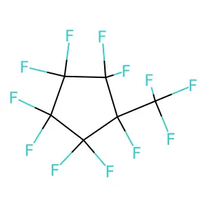 Perfluoromethylcyclopentane structure