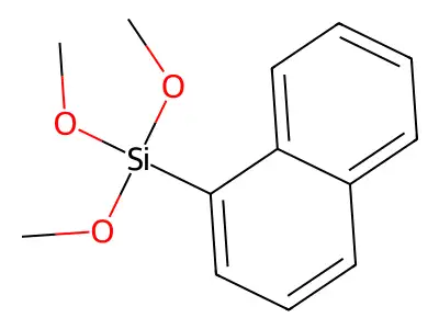 Triethoxy(naphthalen-1-yl)silane structure
