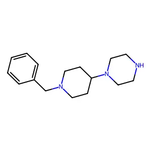 1-(1-Benzylpiperidin-4-yl)piperazine structure