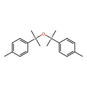 1,3-DI(P-Tolyl)-1,1,3,3-tetramethyldisiloxane structure