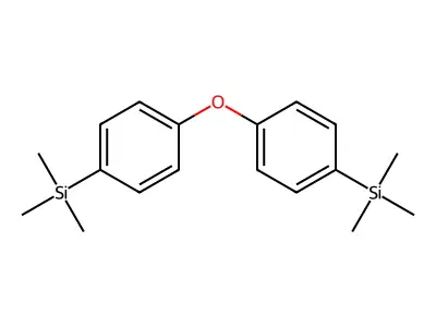 (Oxybis(4,1-phenylene))bis(trimethylsilane) structure