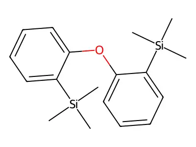(Oxydi-2,1-phenylene)bis(trimethylsilane) structure