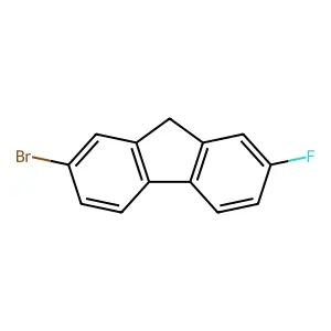 2-bromo-7-fluoro-9H-fluorene structure