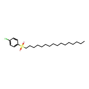 4-Chlorophenyl hexadecyl sulfone structure