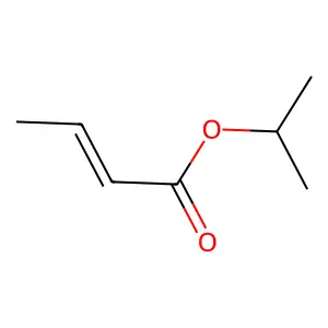 巴豆酸异丙酯 structure