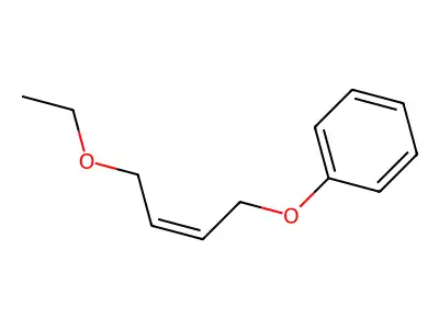 [(Z)-4-ethoxybut-2-enoxy]benzene structure