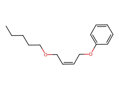 [(Z)-4-pentoxybut-2-enoxy]benzene structure