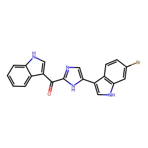 Bromodeoxytopsentin structure