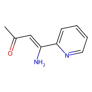 (3Z)-4-amino-4-pyridin-2-ylbut-3-en-2-one structure
