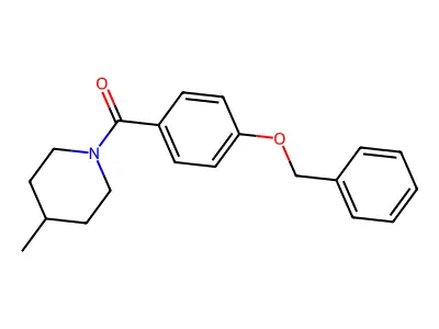 1-[4-(Benzyloxy)benzoyl]-4-methylpiperidine structure