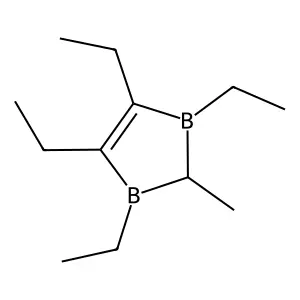 1H-1,3-Diborole, 1,3,4,5-tetraethyl-2,3-dihydro-2-methyl- structure