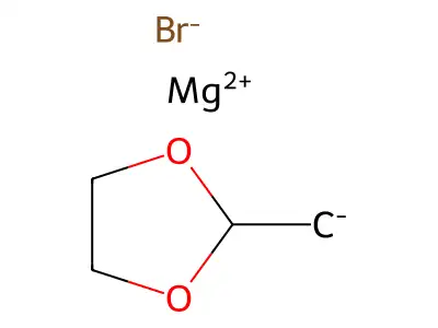 (1,3-Dioxolan-2-ylmethyl)magnesium bromide structure