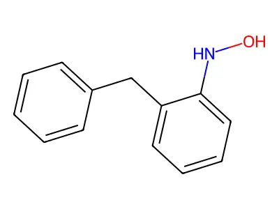 Benzenamine, N-hydroxy-2-(phenylmethyl)- structure